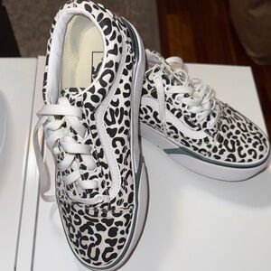VANS platform Women’s UV Ink Old Skool Leopard Stacked Sneaker